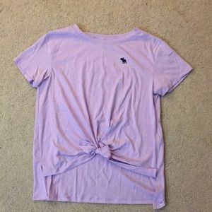 Purple abercrombie kids shirt